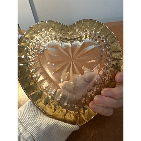 MIKASA DESIRE GOLD HEART SHAPED BON BON - Picture 5 of 9